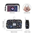 thumbnail image 4 of HAWEE Multipurpose Canvas Horizontal Smartphone Pouch Cell Phone Holster with Belt Loop Pouch Bag Belt Pouches for Women Cellphone, 4 of 6