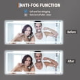 thumbnail image 4 of LED Bathroom Mirror with Lights - Backlit + Front Lit Dimmable Anti-Fog, Shatter-Proof Vanity Mirror with Memory Function (Horizontal/Vertical), 4 of 10