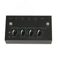 thumbnail image 3 of 4 Way Headphone Amplifier Home Audio Amplifier Stereo Receivers Metal Stereo Audio Amplifier For Studio Stage Applications 100‑240V UK Plug, 3 of 9
