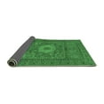 thumbnail image 2 of Ahgly Company Indoor Rectangle Abstract Emerald Green Modern Area Rugs, 7' x 9', 2 of 4
