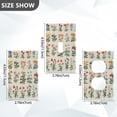 thumbnail image 7 of Yayeee Blank Wall Plate Cover 1-Gang 4.5"x2.7" Home Unused Decorative Outlet, Red Floral, 7 of 7