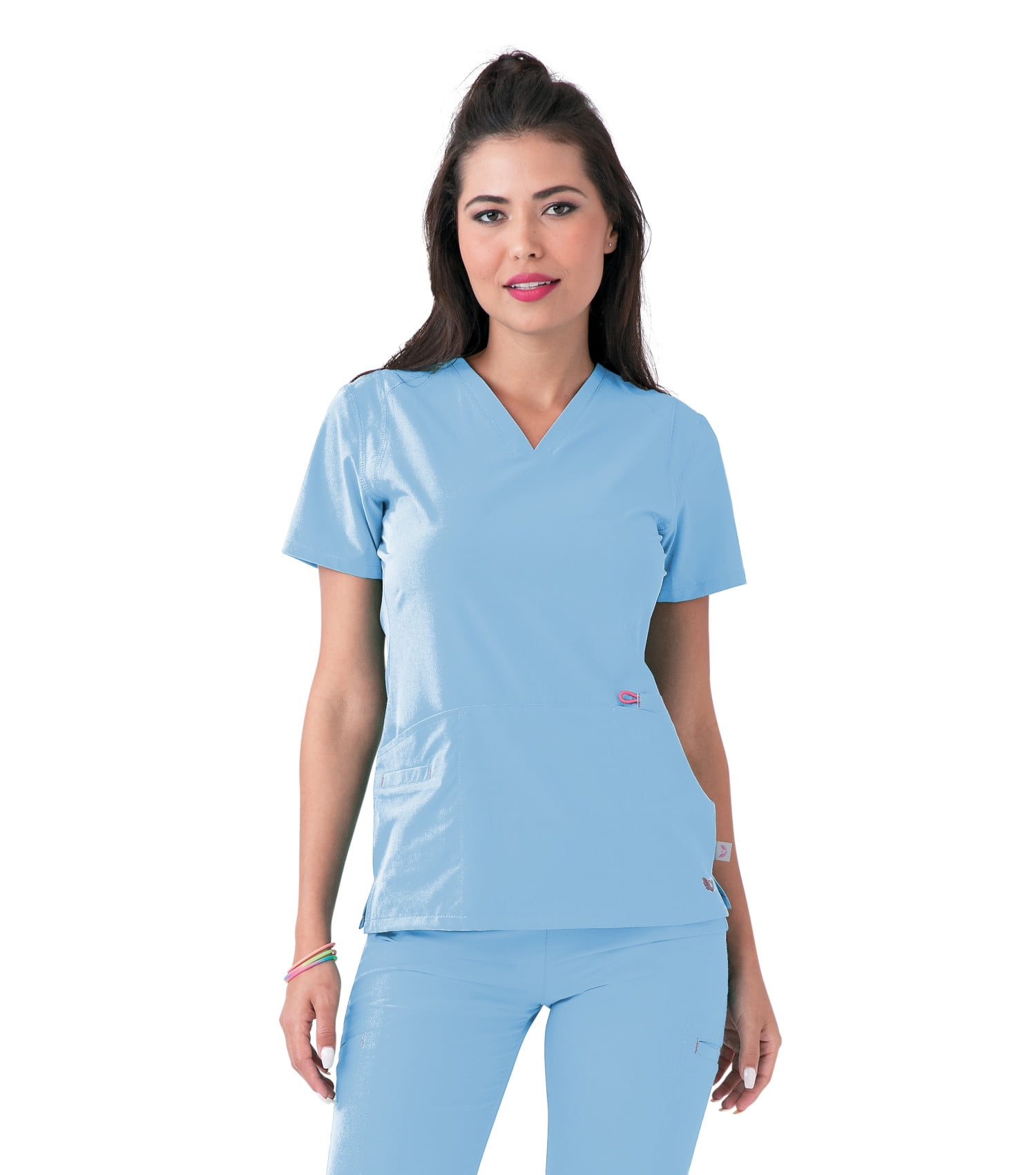 Smitten Smitten Miracle ROCK GODDESS Scrub Top for Women