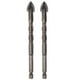 thumbnail image 1 of Uxcell 2pack Titanium Masonry Drill Bit, 10mm Concrete Drill Bits Ceramic Drill Bit with 1/4" Hex Shank, 12mm 2, 1 of 6