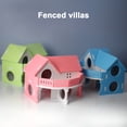 thumbnail image 4 of Ruiboury Maison de Villa Spacieuse et Durable Petit Animal de Compagnie Résistant à l'Usure Inaltérable Inodore Maison de Villa pour Hamster Vert, 4 of 6