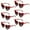 Red, variant on 6/12/24/48 Pcs Heart Sunglasses Fashion Heart Shaped Glasses Bachelor Party Fashion Sunglasses Women's Wedding Party