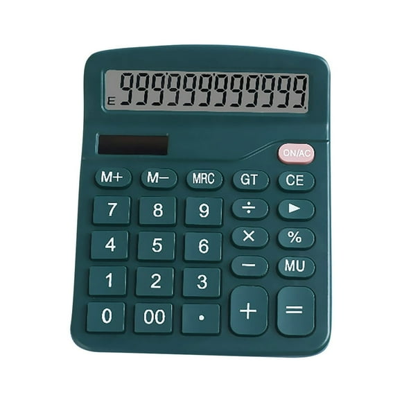 LEEYNEER Calculatrices Standard de Base Mini Calculatrice de Bureau Numérique avec Écran LCD 8 Chiffres Pile Énergie Solaire Calculatrice Intelligente Taille de Poche pour Maison École pour Enfants (Noir)
