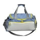 thumbnail image 2 of Bolsa de viaje deportiva versátil para gimnasio, entrenamiento, viajes de negocios y actividades al aire libre. Azul y blanco, 2 of 8