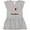 AC-Heather Grey, variant on Inktastic 3rd Birthday Llama for Girl Girls Toddler Dress