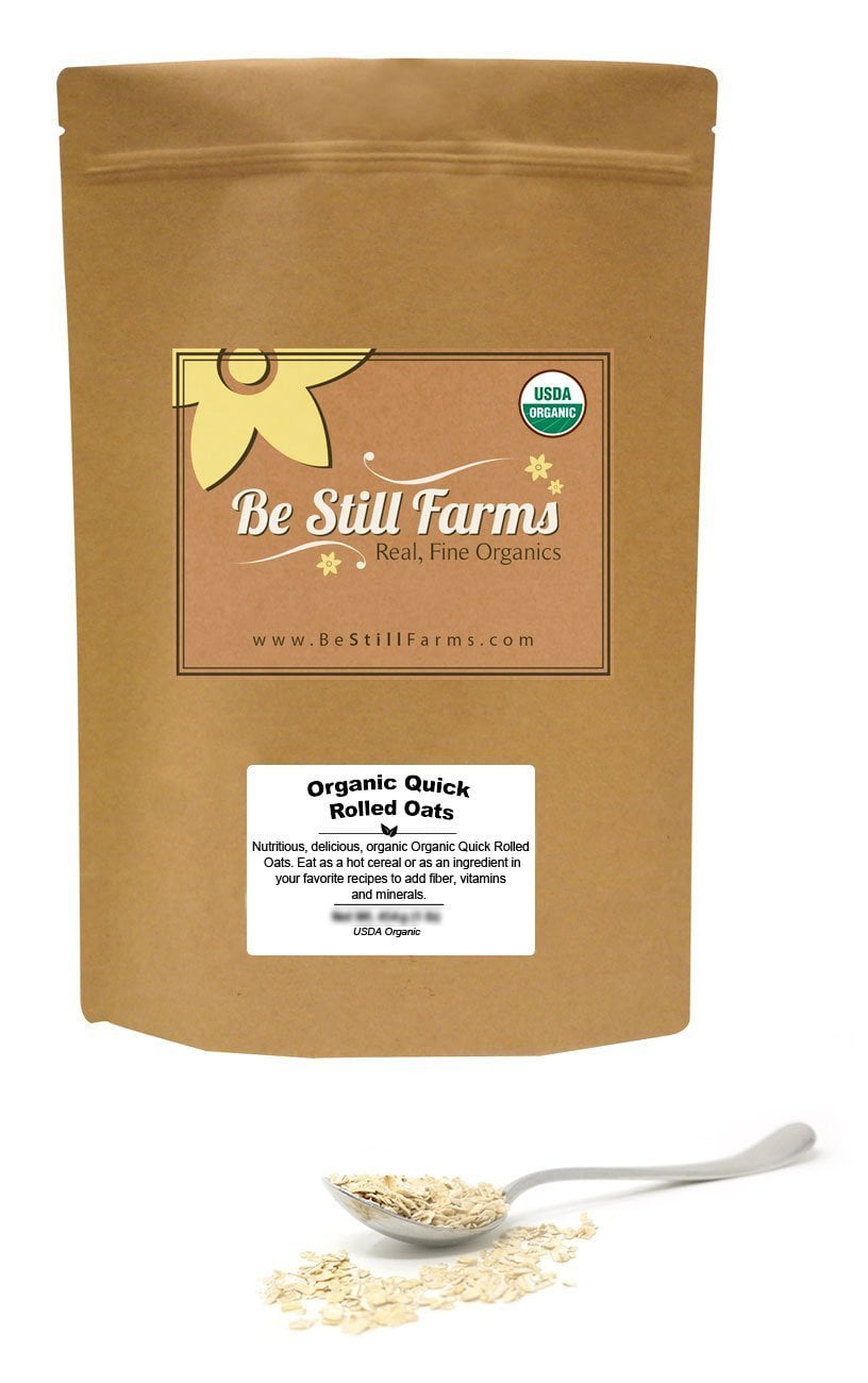 Be Still Farms Quick Rolled Oats (5 Lbs) Rolled Oats Organic Quick