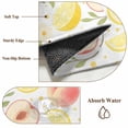 thumbnail image 6 of Summer Fruit Round Area Rug 8Ft Washable Large Circle Rugs for Living Room Dorm, Spring Botanical Lemon Peach Non-Slip Carpet Floor Mats Indoor Outdoor Carpet Runner Aesthetic Home Decor, 6 of 8