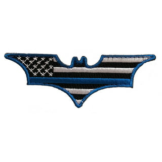 Thin Blue Line American Flag Patch Velcro Backing [FC-691965265209] -  Cheaper Than Dirt