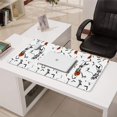 thumbnail image 3 of Long Mouse Pads for Desk,Halloween Dancing Skeletons and Pumpkins Desk Mats on Top Of Desks, Desk Mouse Pad Extra Large with 3mm Non-Slip Base and Stitched Edge for Gaming,Office,Work,Home 31.5"x15.7", 3 of 6