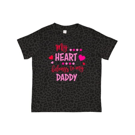 

Inktastic My Heart Belongs to My Daddy Gift Toddler Boy or Toddler Girl T-Shirt