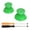 Green, variant on eXtremeRate Yellow Replacement 3D Joystick Thumbsticks, Analog Thumb Sticks with Cross Screwdriver for Nintendo Switch Pro Controller