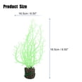 thumbnail image 4 of Soft Silicone Glowing Aquarium Tree Coral Aquatic Artificial Coral for Fish Tank Decoration Green, 4 of 7