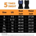 thumbnail image 2 of Women's Hot Sauna Workout Waist Trainer Vest Corset Trimmer Belt Sweat Slimming Body Shaper, 2 of 6