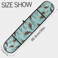 thumbnail image 3 of Yayeee Double Oven Mitt Kitchen Heat Resistant Baking 35" x7" Quilted Cotton Glove, Swimming Otters Pattern, 3 of 6