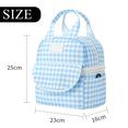thumbnail image 2 of Bolsa de almuerzo para mujer, bolsa de almuerzo aislada para mujer para el trabajo, lonchera grande para mujer con dos recipientes a juego, bolsa de almuerzo, 2 of 6