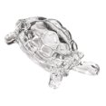 thumbnail image 1 of 2pcs Glass Turtle Statue Glass Turtle Crafts Transparent Turtle Figurine Decorations, 1 of 1