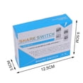 thumbnail image 3 of Black ABS  Mini USB Sharing Share Switch Box Hub 2 Ports PC Computer Scanner Printer Manual Great Promotion, 3 of 6