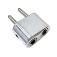 thumbnail image 4 of MERIGLARE Headless Electric Guitar Bridge & Tailpiece Set Single Saddle Metal Spare Parts Guitar Parts Guitars Modification Accessories silver Winding lock, 4 of 9