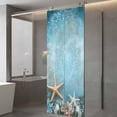 thumbnail image 3 of Ocean Starfish Window Privacy Film Marine Life Blue Coral Sealife Decorative Glass Window Film UV Blocking Static Cling Non-Adhesive Sticker Covering for Home Door 29.5 x 78.7 inches, 3 of 8