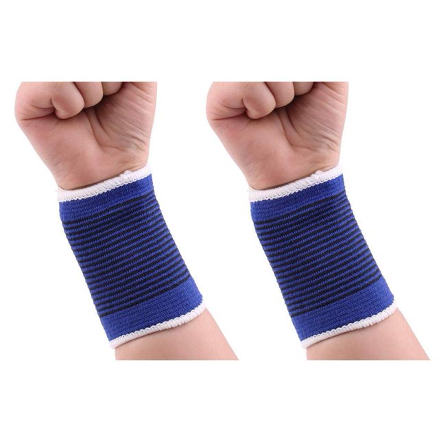 LUXXII Lot de 2 - Support de Poignet Flexible avec Coussinet de Compression pour Hommes et Femmes