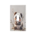 thumbnail image 2 of Switch Panel Switch Decoration 2.76x4.53x0.28 Inches Duplex Outlets Switch Plate Wall Plates Living Room Kitchen Bedroom Study Switches Beautiful Smiling Panda, 2 of 8
