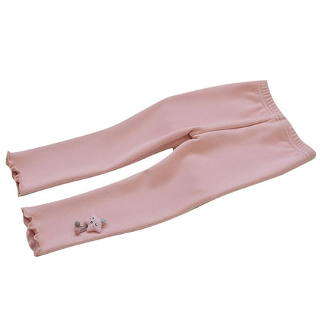 

Toddler Kids Baby Girls Cotton Prints Lined Warm Leggings Stretchy Thick Tights Pants Trousers Dark Pants Boys