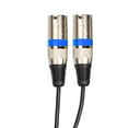 thumbnail image 4 of 3Pin XLR Female to Dual 2 Male Y Splitter 30cm Adapter Cable Wire (Red), 4 of 7