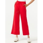 Scoop Women's and Women's Plus Ultimate Scubaknit Cropped Sweatpants, Sizes XS-4X