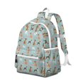 thumbnail image 2 of Cute Boxer Dog and Flowers Florals Backpack for School,Cute School Bag,Schoolbag with Adjustable Shoulder Straps & Padded Back,13.4"x11"x4.7", 2 of 6