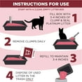 thumbnail image 6 of (2 pack) ARM & HAMMER Clump & Seal Platinum Multi-Cat Complete Odor Sealing Clumping Cat Litter, 14 Days of Odor Control 37lb, 6 of 12