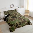 thumbnail image 3 of Manfei Cartoon Camo Bedding Comforter Set, Camouflage Twin Comforter Sets, Teens Kids Boys Girls Reversible Bedding Set, Breathable Home Decor, 2pcs, 3 of 8