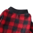 thumbnail image 5 of Pet Pajamas for Dogs Red Plaid Sweaters Soft Clothes, 5 of 8