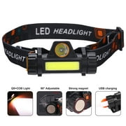3500 Lumens Headlamp USB Rechargeable LED Flashlight Headlight for Outdoors, Camping