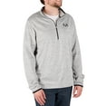 thumbnail image 2 of Realtree Men's Fleece Quarter Zip Pullover Sweatshirt in Gray, Sizes S-2XL, 2 of 6