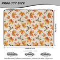 thumbnail image 7 of Qpednta Cargo Liner 29"x39" Pumpkin Hummingbird Trunk Mat All Weather, Premium Polyester Non-Slip Sand Mud Water Resistant Rear Trunk Protector Fits Sedan SUV Truck All Weather, 7 of 7