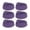 Purple, variant on Silicone Can Lid - 6 Pack Reusable Leakproof Can Cover - Stretchable Beverage Can Topper - Airtight Drink Protector - for Soda Beer Cans