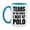 White/Light Blue, variant on Funny Polo Mug - "Tears Of The People I Beat At Polo" - 11Oz Or 15Oz Ceramic Coffee Cup