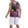 thumbnail image 2 of Sikiie Flower Bald Eagle Basketball Jersey Reversible Men's Mesh Athletic Sports Shirts Training Practice S-4XL4X-Large, 2 of 6