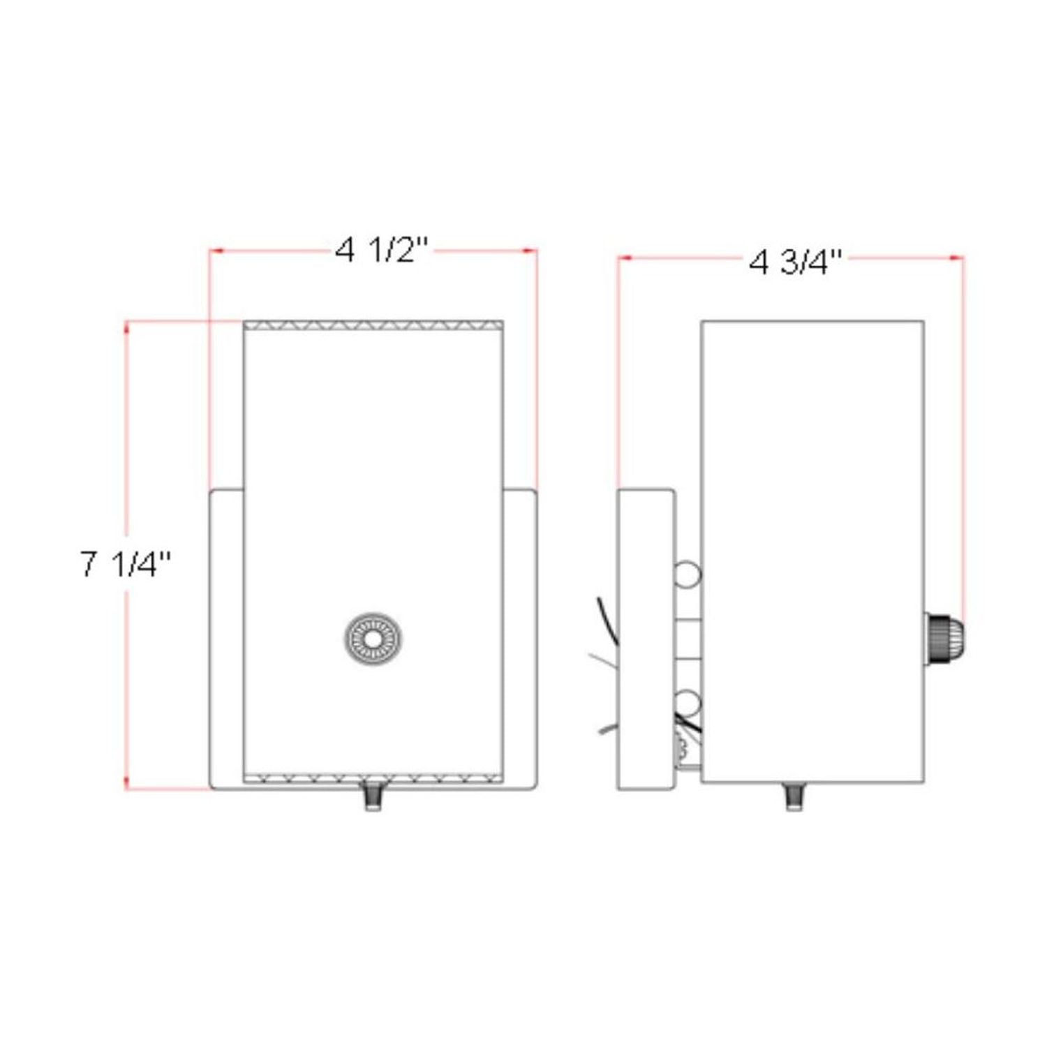 Design House WM050113 Traditional 1-Light Indoor Dimmable Wall Sconce with Frosted Glass for Bathroom Bedroom Hallway, White