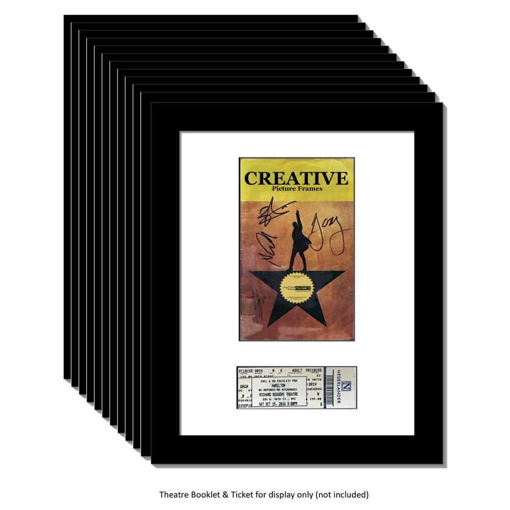 CreativePF Theatre Playbill Frame Displays 8.5 by 5.5 inch Media