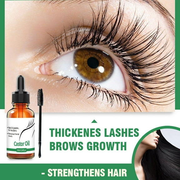 Kokovifyves Castor Oil Mascara 10ml Conditioner Oil Gently Moisturizes Eyelashes