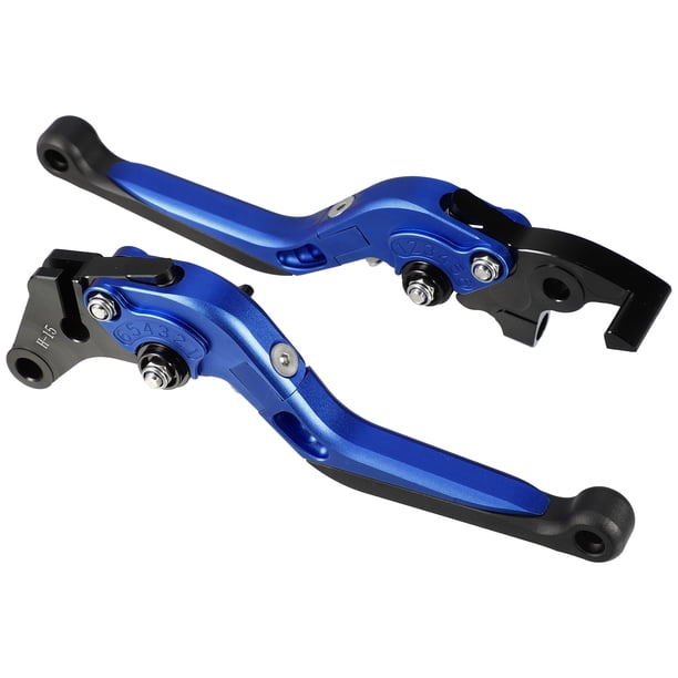 Par de palancas de embrague de freno Unique Bargains ajustables para Suzuki GSX-R125 2020-2021 Negro Azul