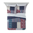 thumbnail image 2 of Mainstays Reversible Multicolor Vintage Americana Patchwork Quilt, King, 2 of 5