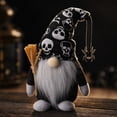 thumbnail image 3 of Halloween Decorations Halloween Gnomes Halloween Home Decor, Halloween Gnome Plush Fall Decor Handmade Swedish Tomte Gnome Elf Doll Figurine Gifts Housewarming Halloween Festival Decor, 3 of 6