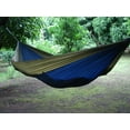 thumbnail image 2 of Vivere Nylon Double Parachute Camping Hammock - Navy/Olive, 2 of 3