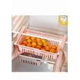 thumbnail image 5 of Stretchable Refrigerator Organizer Drawer Basket Kitchen Space Saver Freezer, 5 of 6