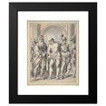 thumbnail image 2 of Johann Koenig 12x14 Black Modern Framed Museum Art Print Titled - Here Man (ca. 1620-25), 2 of 5